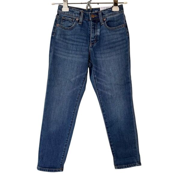 Old Navy O.G. Straight High Rise Stretch Dark Wash Jeans Sz 8 NWT - Picture 1 of 11